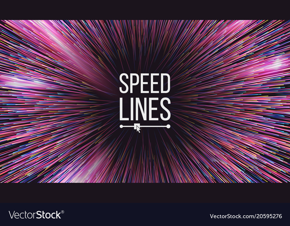 Abstract speed lines motion effect