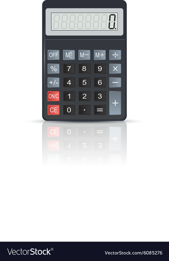 Calculator Royalty Free Vector Image - Vectorstock