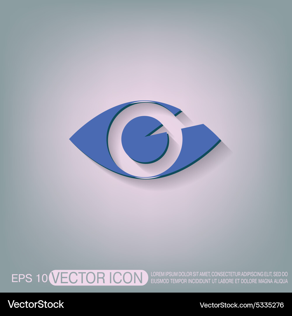 Eye icon Royalty Free Vector Image - VectorStock