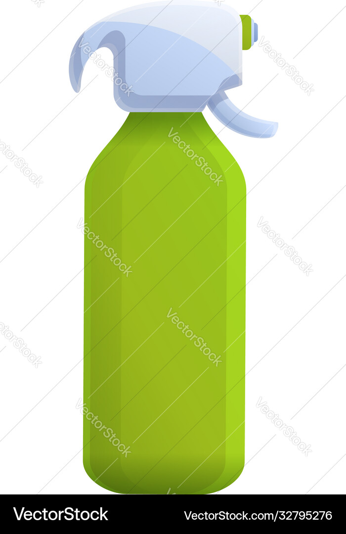 Fertilizer spray bottle icon cartoon style Vector Image