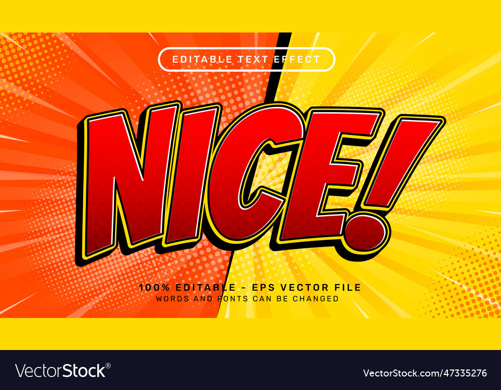 Nice 3d text effect and editable