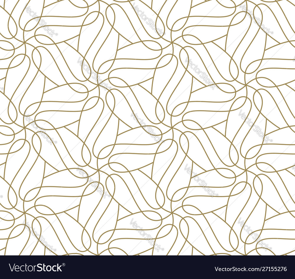 Seamless pattern with abstract geometric line vector image Seamless pattern with abstract geometric line