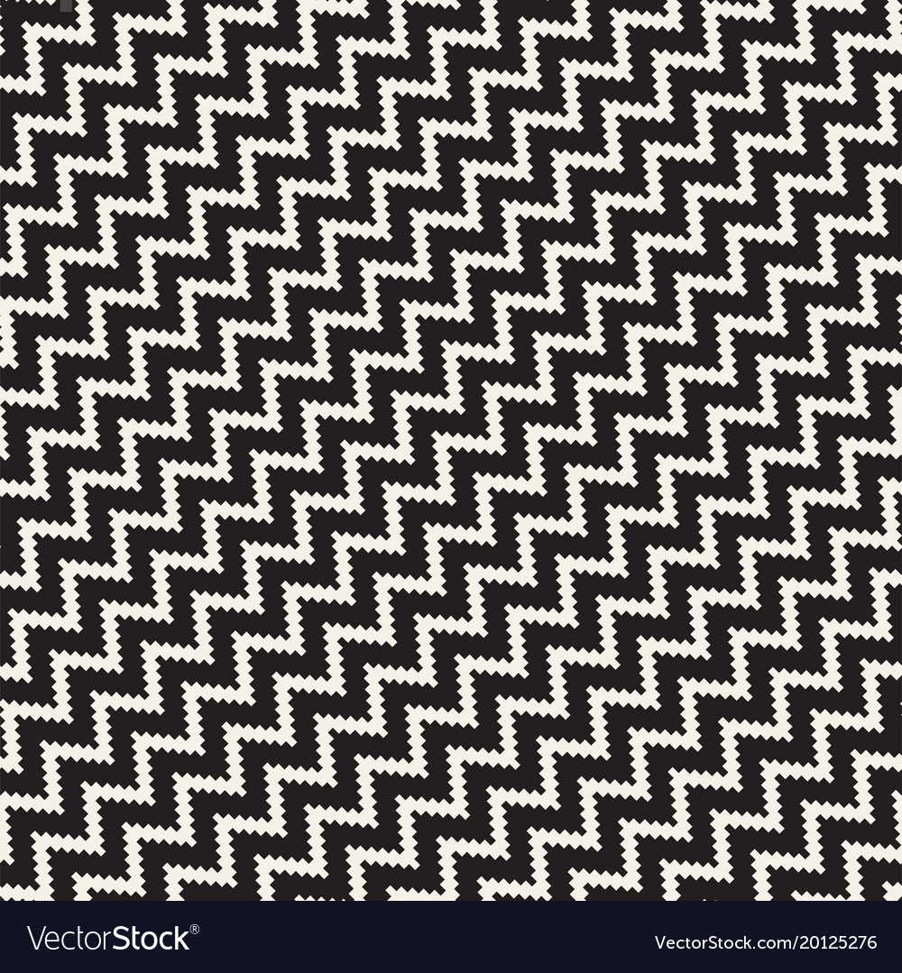 Seamless zig zag geometric pattern classic