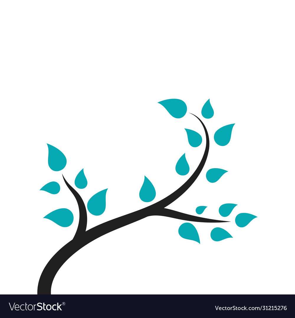Tree branch design vector image Tree branch design
