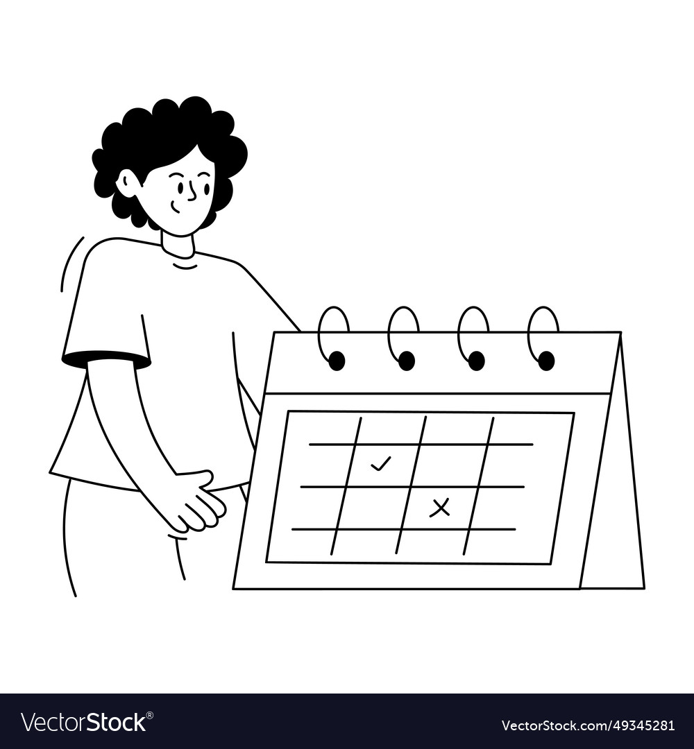 business-schedule-royalty-free-vector-image-vectorstock