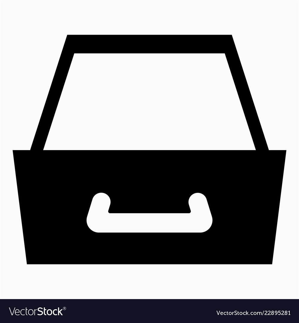 Download Drawer icon Royalty Free Vector Image - VectorStock