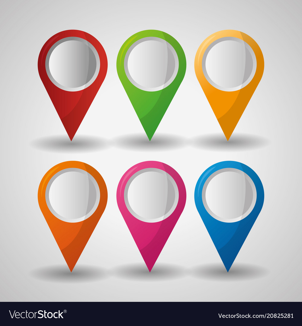 Gps navigation application vector image Gps navigation application
