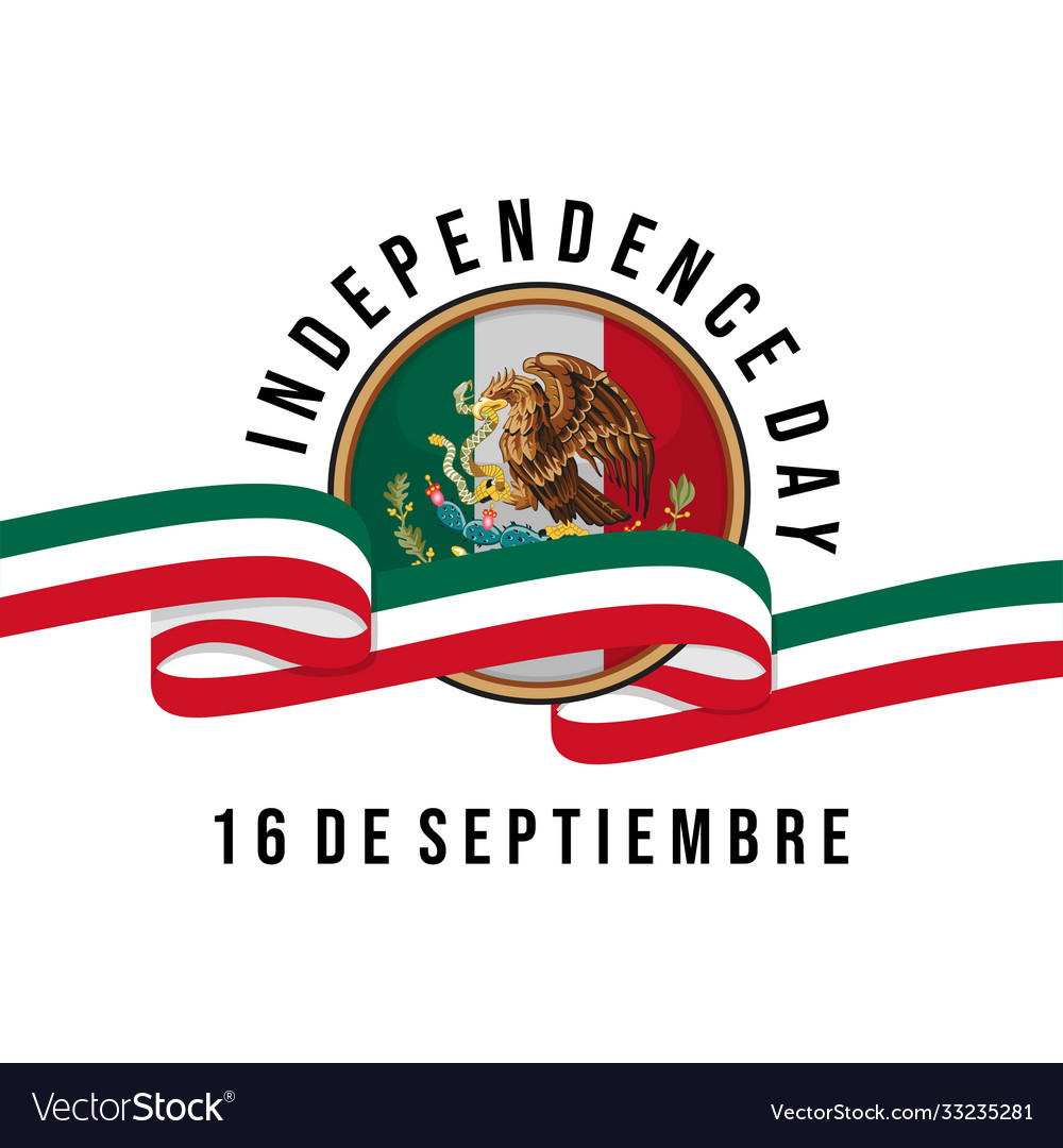 Mexican independence day Royalty Free Vector Image