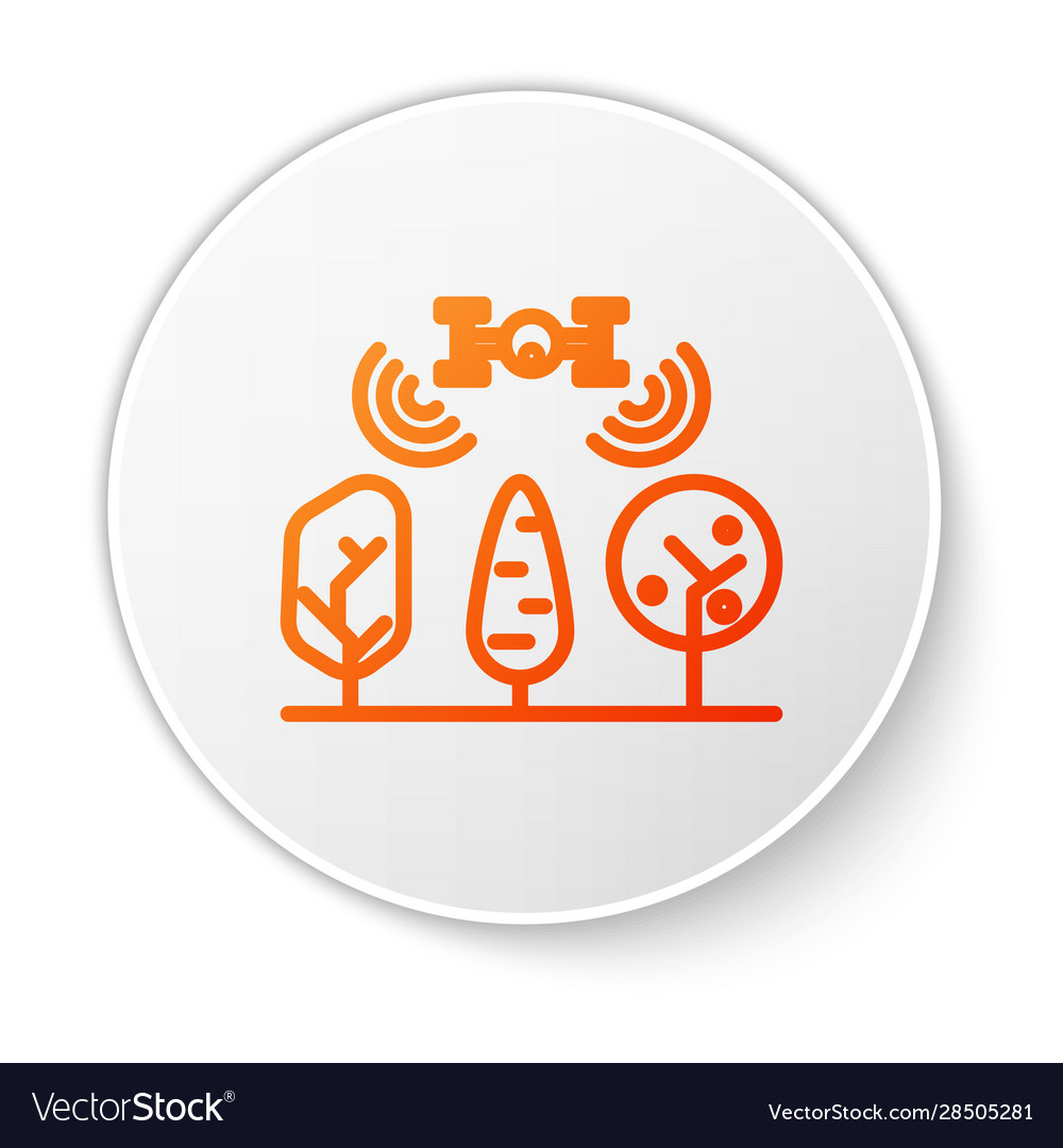 Orange line smart farm with drone control and tree