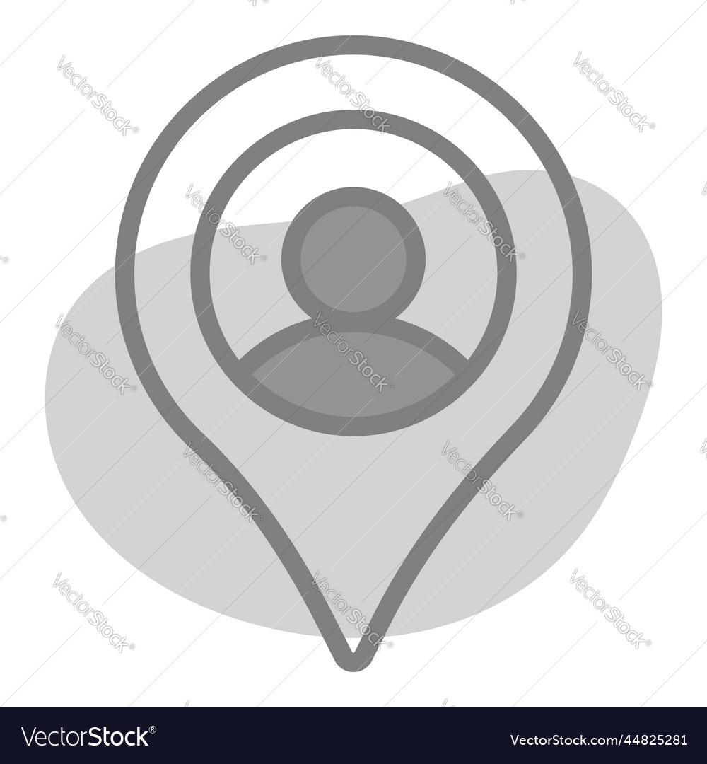 User location icon interface as a simple