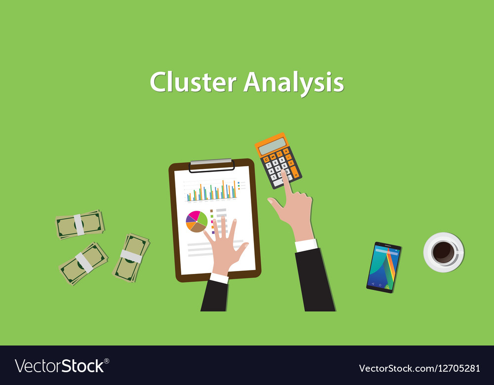 Working on cluster analysis a table
