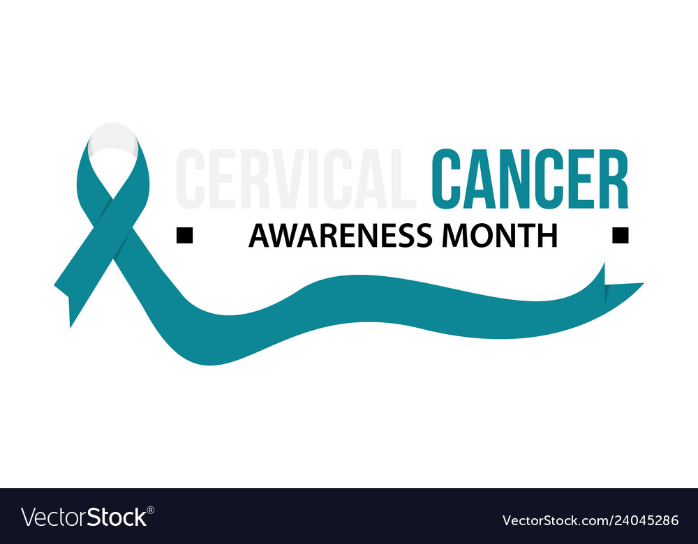 Cervical cancer awareness Royalty Free Vector Image