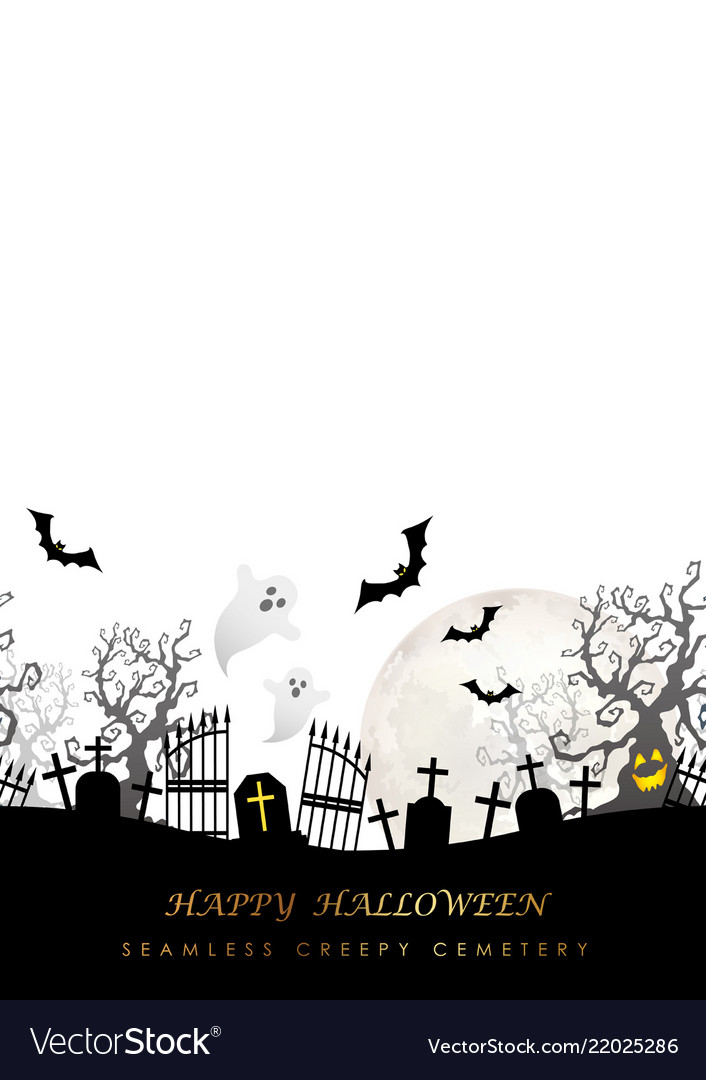 Gruselige Halloween Friedhof