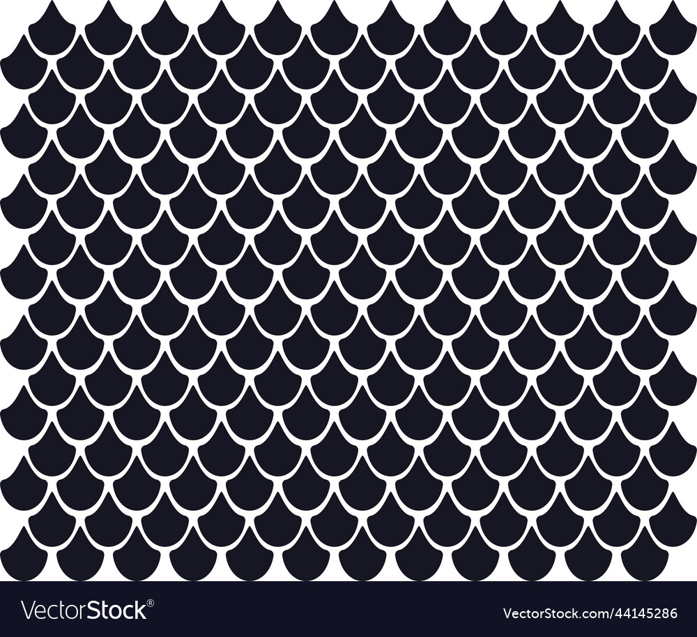 Dragon scale pattern background a large number vector image Dragon scale pattern background a large number