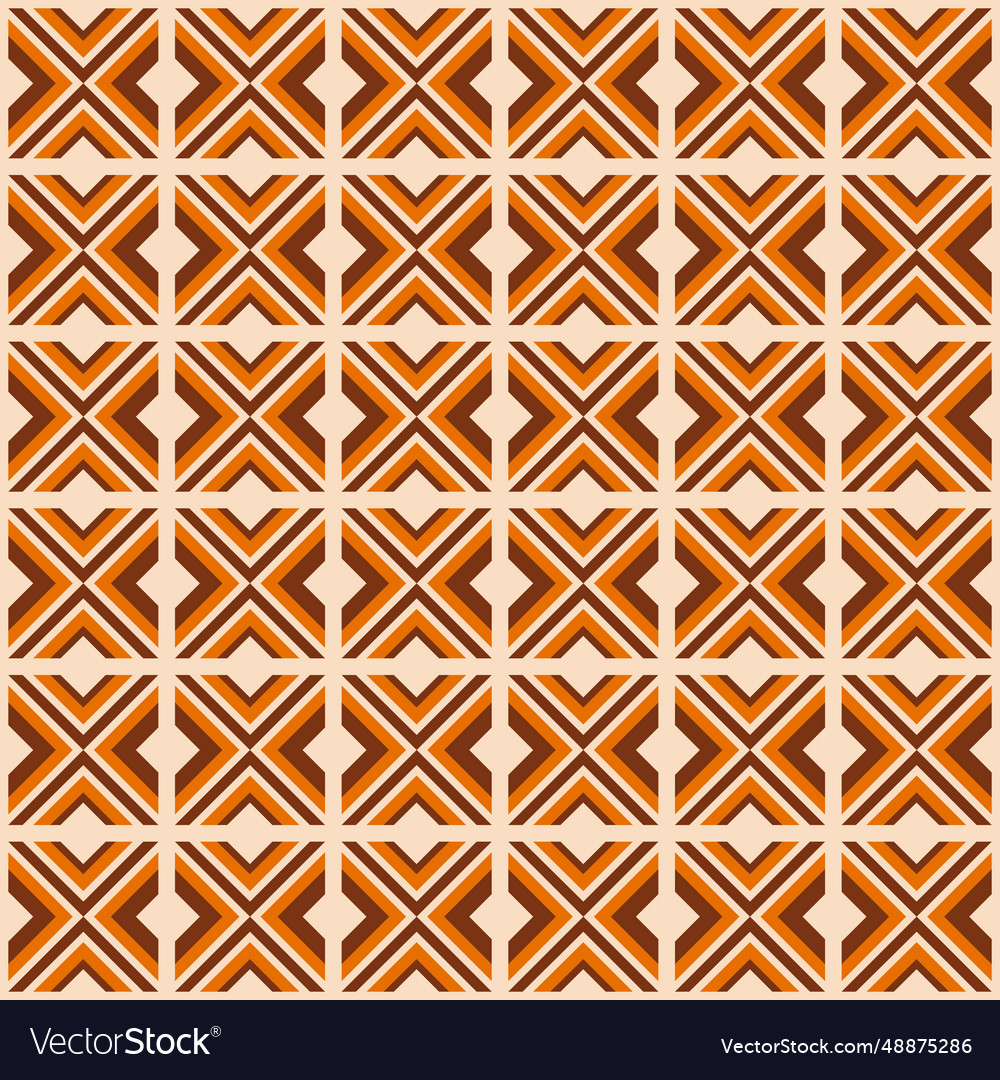 Geometrical seamless color pattern repeating