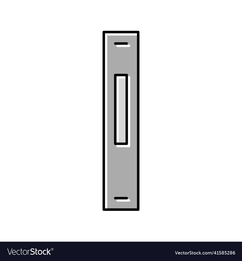 Line scroll color icon vector image Line scroll color icon