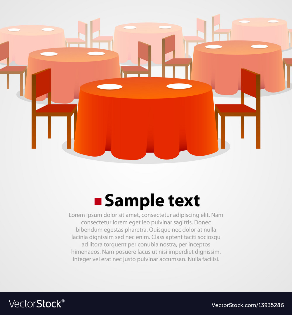 Round Tables with Chairs