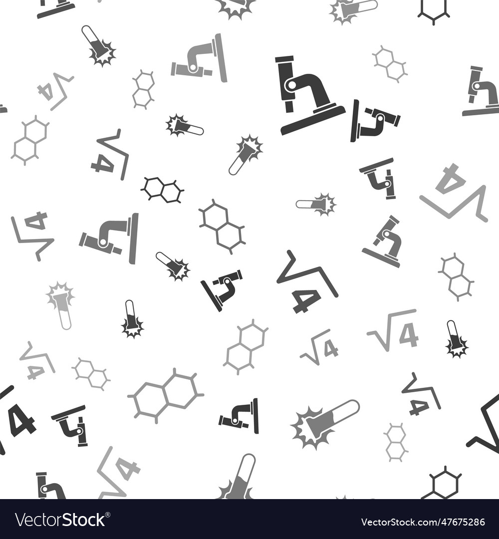 Set microscope test tube and flask square root vector image Set microscope test tube and flask square root