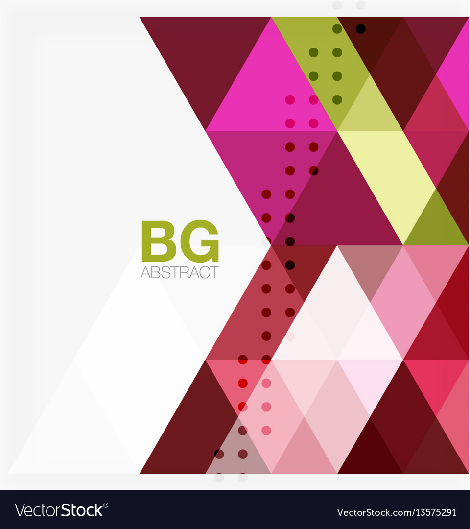 Abstract Triangles Background