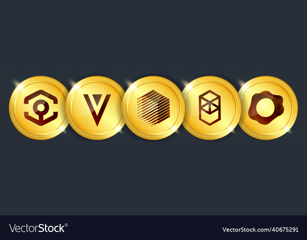 Crypto currency digital payment system blockchain vector image Crypto currency digital payment system blockchain