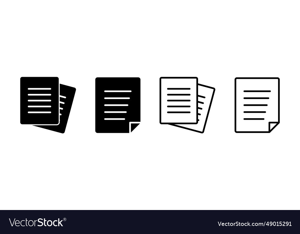 Document icon paper file