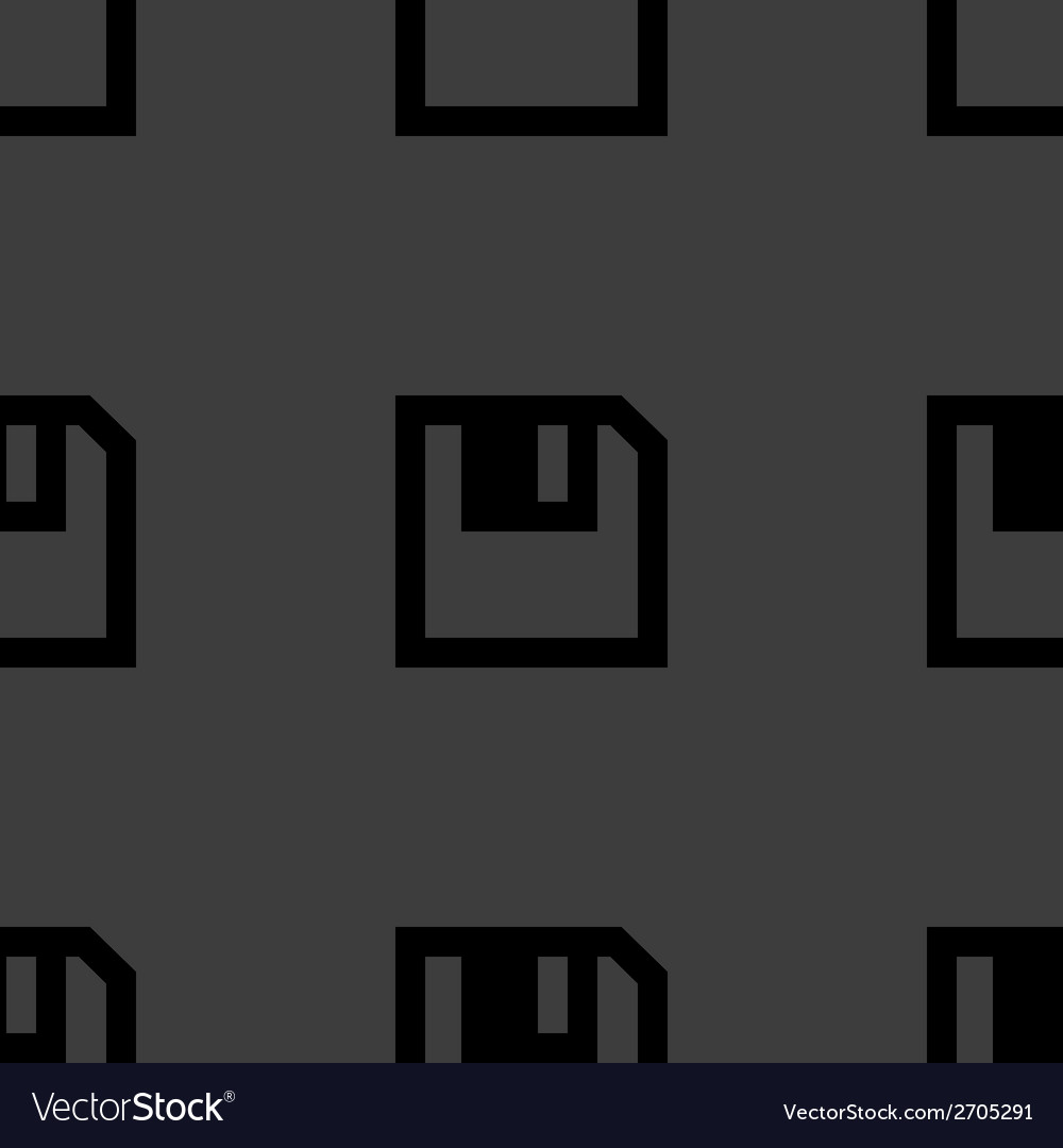 Floppy disk web icon flat design seamless pattern