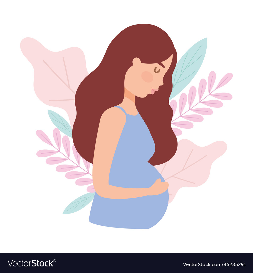 Pregnant woman design Royalty Free Vector Image