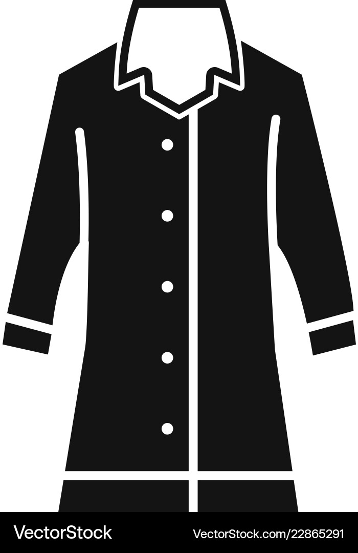 Rain coat icon Royalty Free Vector Image - VectorStock