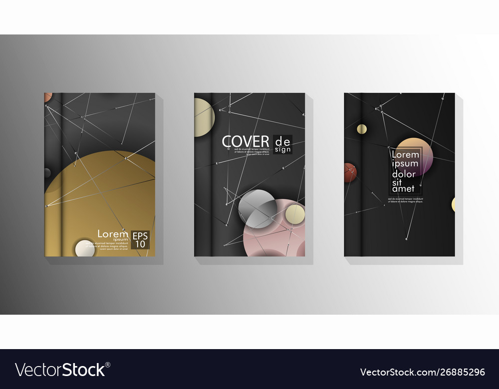 Abstract book cover design with a galaxy