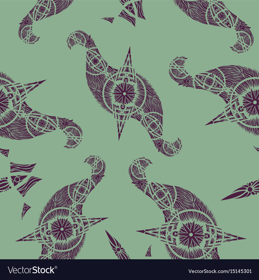 Abstract oriental pattern