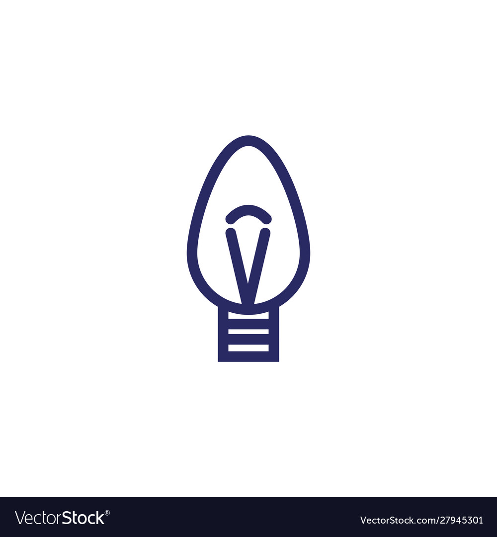 Christmas bulb light isolated icon