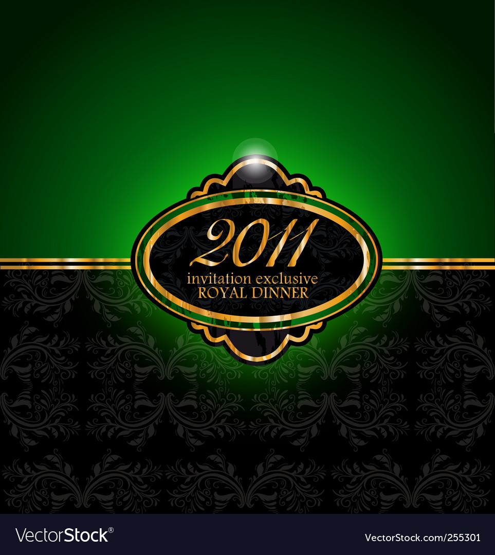 Dinner invitation Royalty Free Vector Image - VectorStock