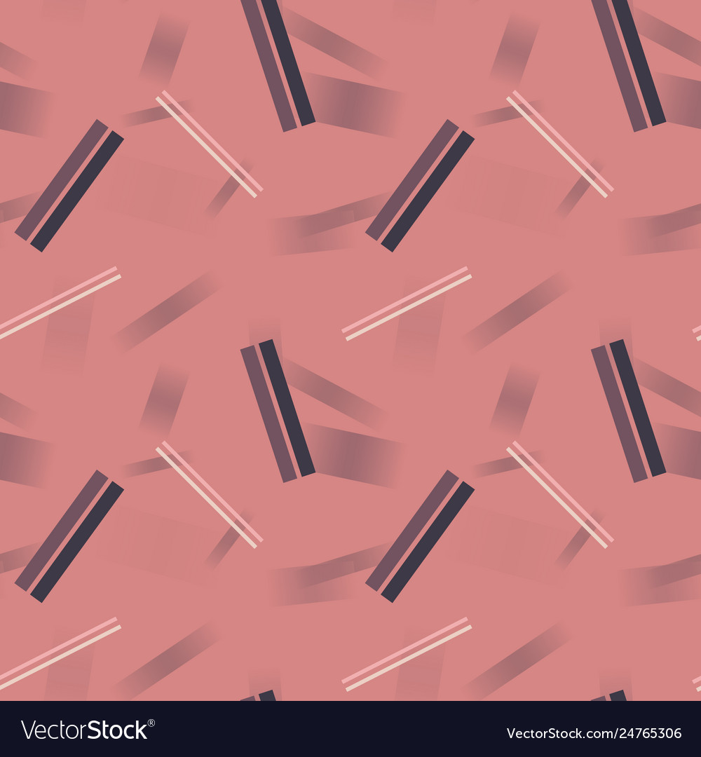Abstract 3d lines geometric seamless pattern