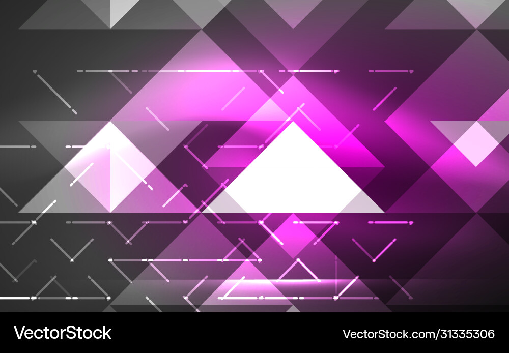 Abstract background mosaic triangle pattern Vector Image