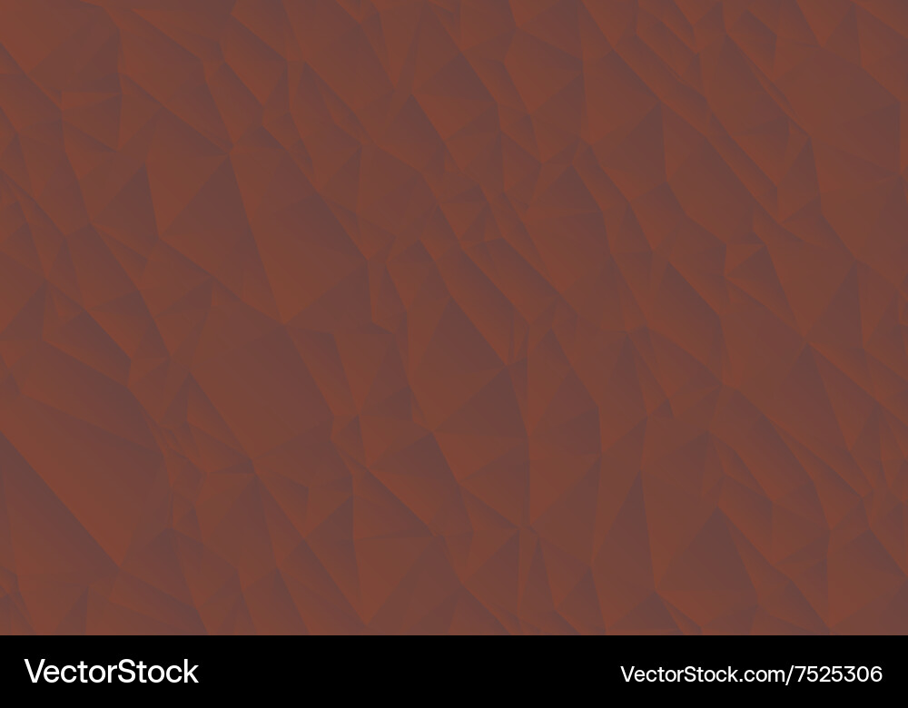 Abstract brown background consisting of triangles Vector Image