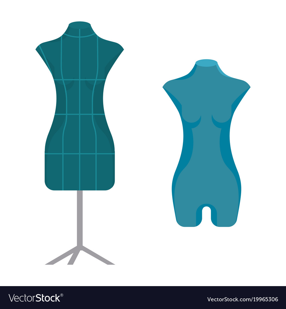 Dummies for clothes in shape female figure Vector Image