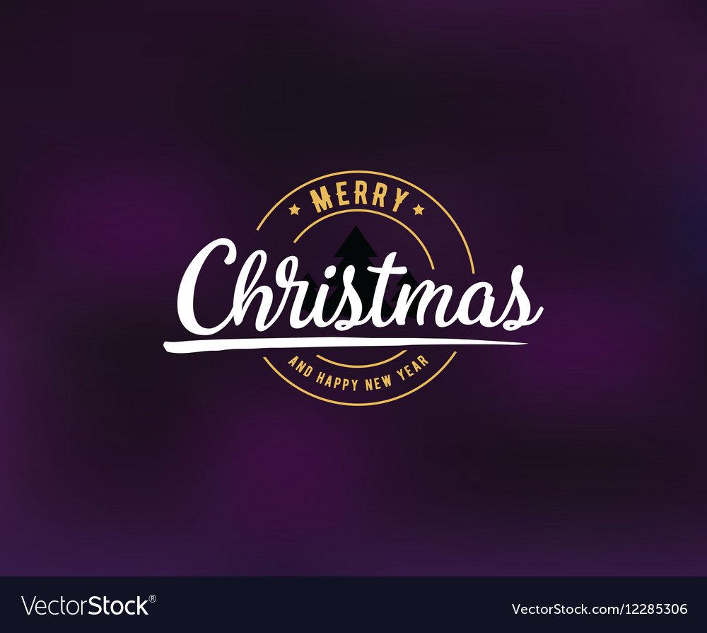 Merry christmas typography background
