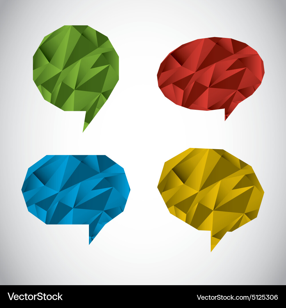 Speech bubbles Royalty Free Vector Image - VectorStock