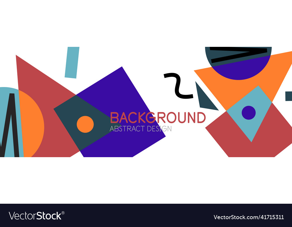 Abstract background with blocks lines geometric vector image Abstract background with blocks lines geometric