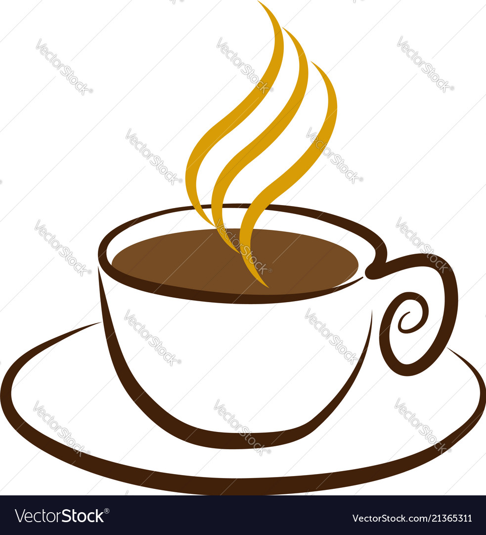Cup Coffee Symbol Royalty Free Vector Image VectorStock