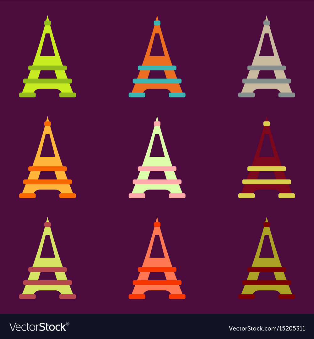 Eiffel tower set