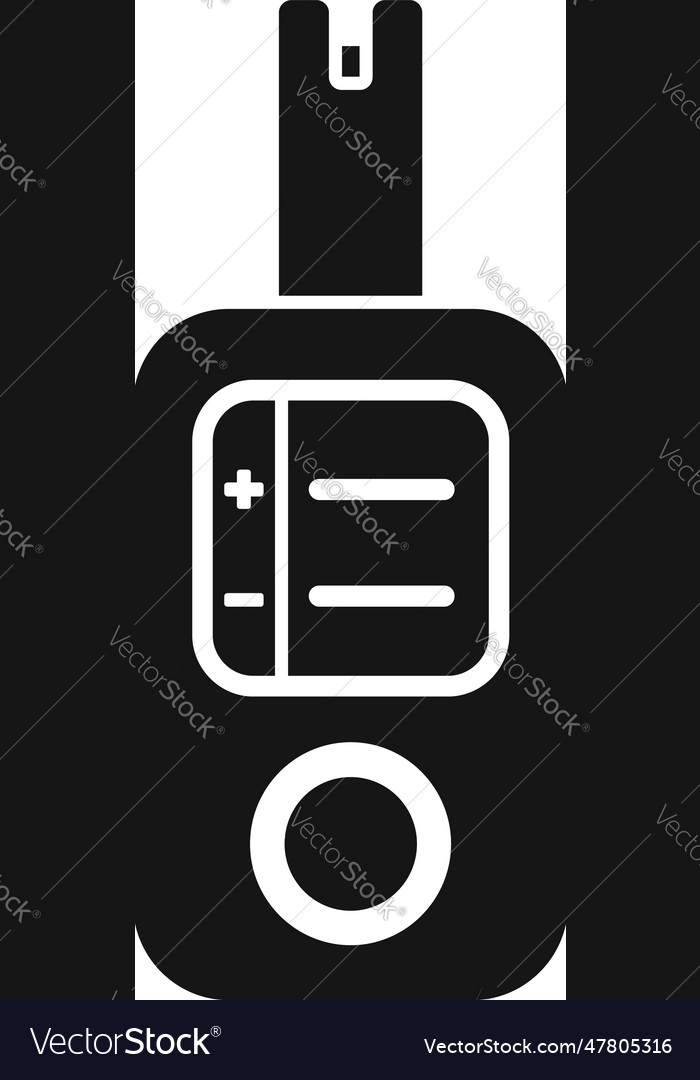 Test device icon simple lab sample Royalty Free Vector Image