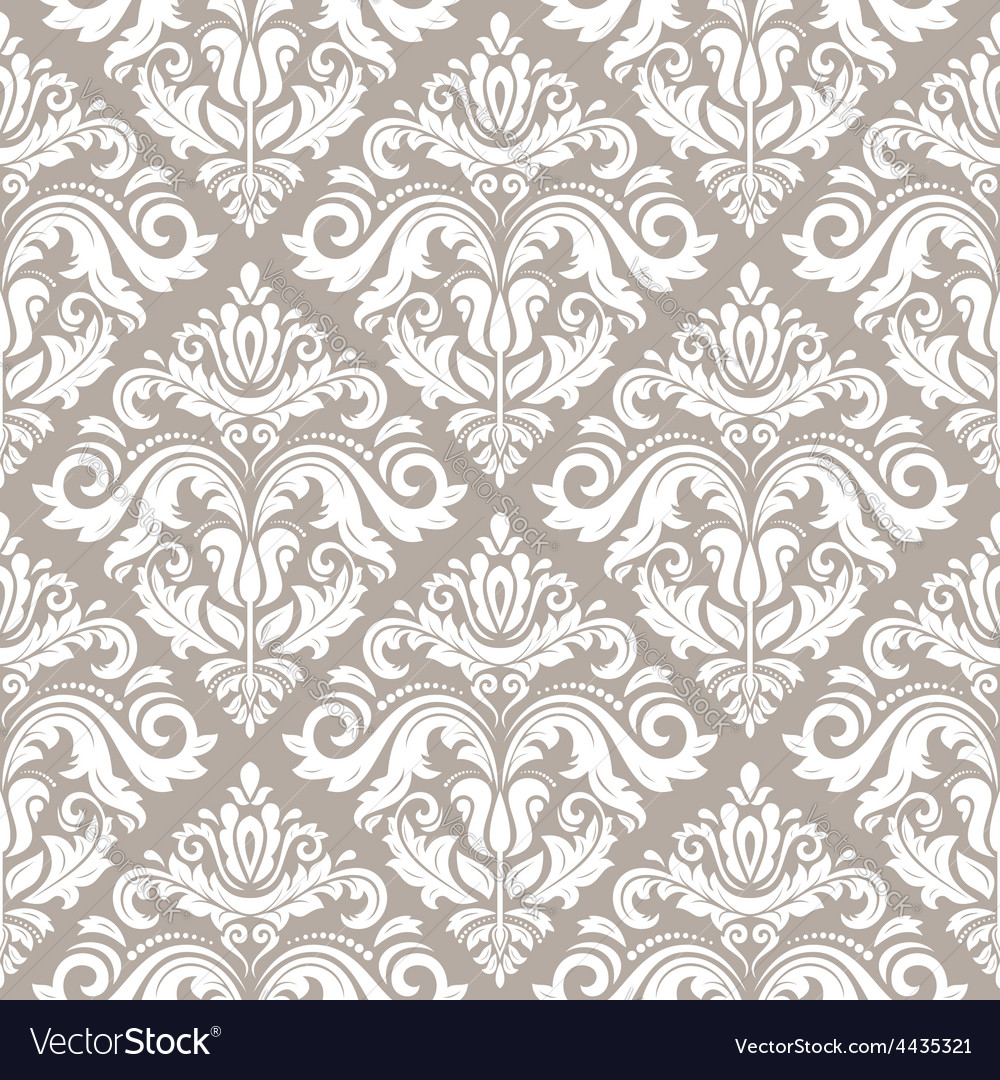 Damask seamless pattern