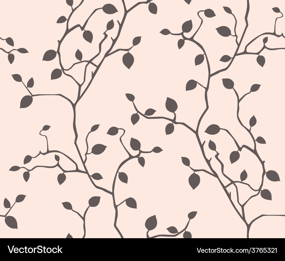 Seamless tree Royalty Free Vector Image - VectorStock
