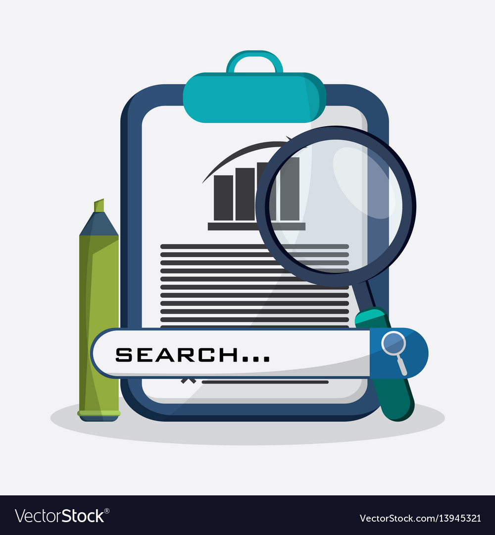 Search in web related icons image vector image Search in web related icons image