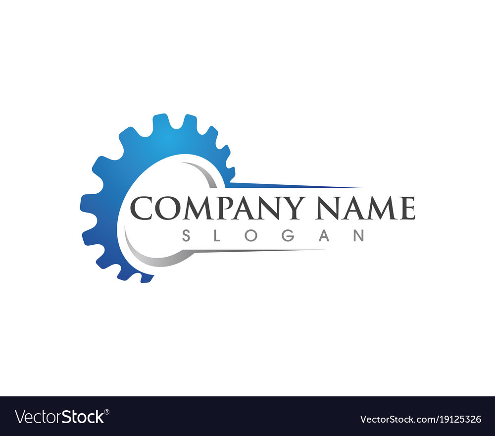 Gear logo template icon design