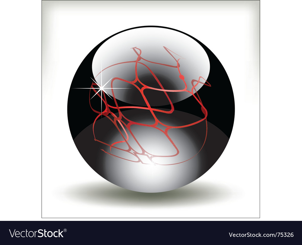 Refracting Sphere with Reflection