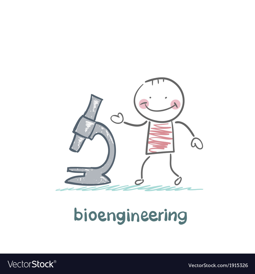 Scientist Examining Sample Under Microscope