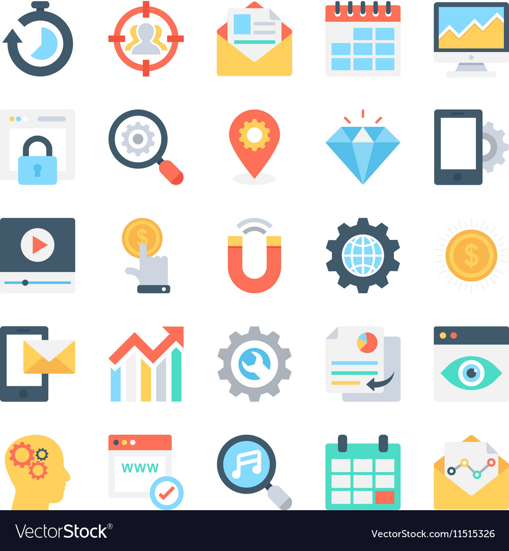 Seo and marketing icons 7