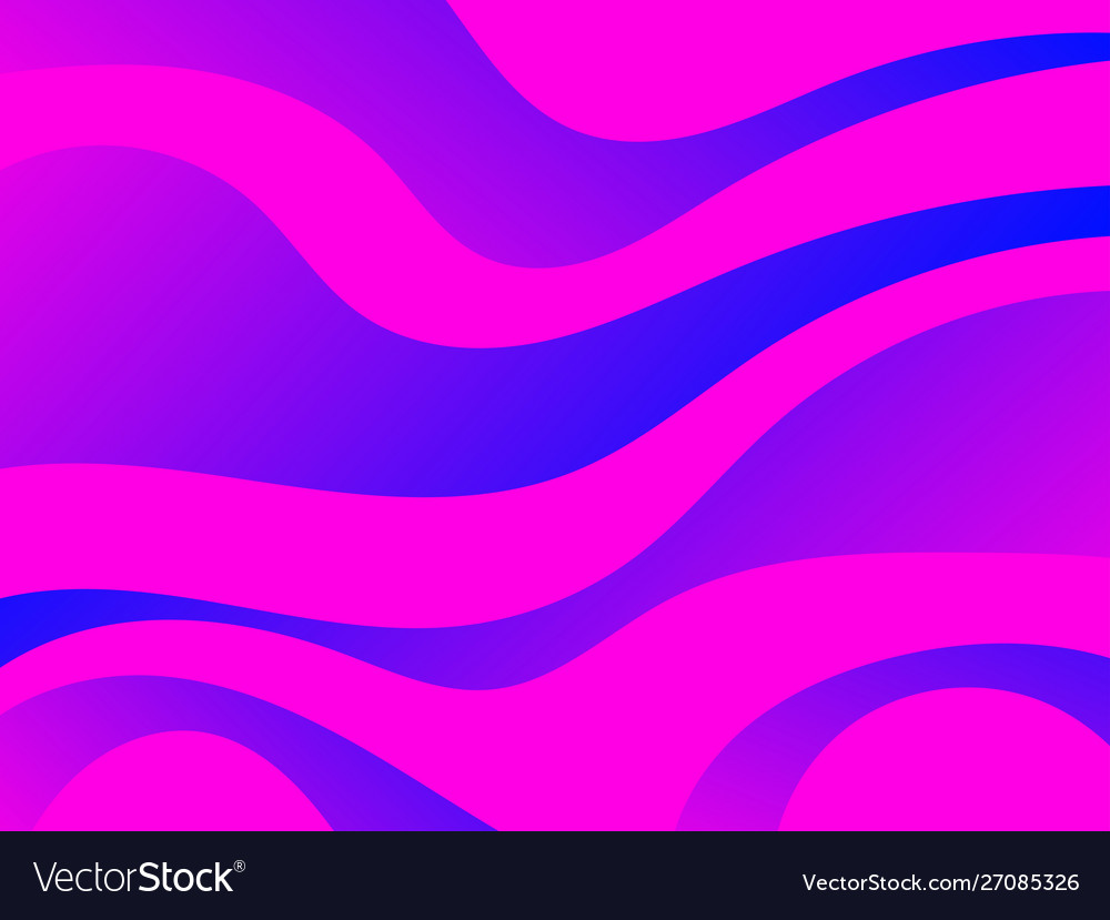 Waves with liquid gradient abstract background